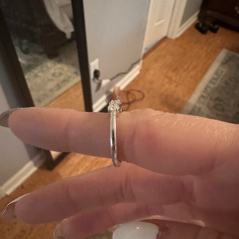 14K white gold band NEW - Picture 6 of 10